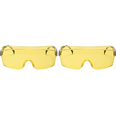 3M Überbrille 2802, Schutzbrille AS, UV, PC, gelb getönt 3M Überbrille 2802, Schutzbrille AS, UV, PC, gelb getönt