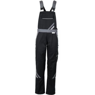 Planam Highline Damen Latzhose schwarz/Schiefer/Zink, Größe 34 Planam Highline Damen Latzhose schwarz/Schiefer/Zink, Größe 34