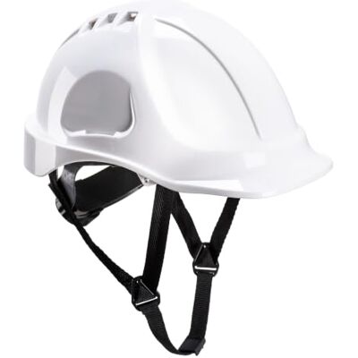 Portwest PS55 Endurance Schutzhelm Größenverstellbares Kopfband ABS-Schale Weiß, Einheitsgröße, EN 397, Warnschutz Drehverschluss Belüftet, Verkauft mit 4-Punkt-Kinnriemen Portwest PS55 Endurance Schutzhelm Größenverstellbares Kopfband ABS-Schale Weiß, Einheitsgröße, EN 397, Warnschutz Drehverschluss Belüftet, Verkauft mit 4-Punkt-Kinnriemen