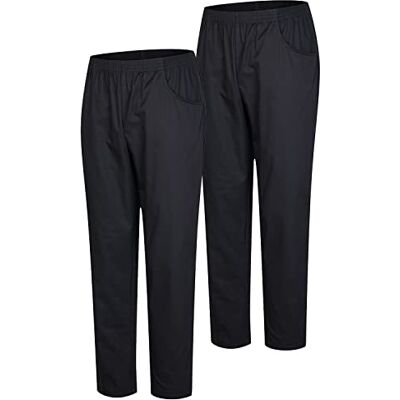 MISEMIYA Packung 2 Stück Unisex SANITÄRHOSE MEDIZINISCHE Uniformen SANITÄR Uniformen Arbeitshose Ref. 8312 * 2 Stück X-Large, Schwarz 21 MISEMIYA Packung 2 Stück Unisex SANITÄRHOSE MEDIZINISCHE Uniformen SANITÄR Uniformen Arbeitshose Ref. 8312 * 2 Stück X-Large, Schwarz 21