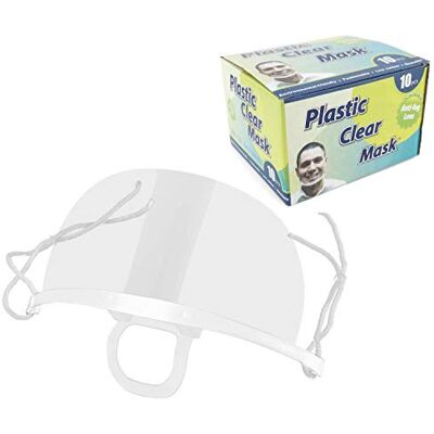 D.RECT Visier Gesichtsschutz Transparent Anti-Fog Wiederverwendbar Stück Schutzschild Transparentes Schutzvisier Gesichtsschild Visier Kinn Set 10 Stück D.RECT Visier Gesichtsschutz Transparent Anti-Fog Wiederverwendbar Stück Schutzschild Transparentes Schutzvisier Gesichtsschild Visier Kinn Set 10 Stück