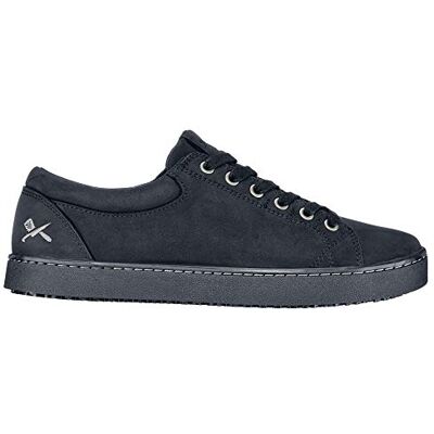 Shoes for Crews Arbeitsschuhe Finn Men – Rutschhemmende Berufsschuhe für Küchenprofis, Gel-Einlegesohlen, Fersenkappe, wasserabweisend, Leder, OB E SRC – für Herren Shoes for Crews Arbeitsschuhe Finn Men – Rutschhemmende Berufsschuhe für Küchenprofis, Gel-Einlegesohlen, Fersenkappe, wasserabweisend, Leder, OB E SRC – für Herren