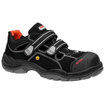 ELTEN Sicherheitsschuhe SCOTT Pro ESD S1P, Damen und Herren, Textil, Kunststoffkappe (leichter als Stahlkappe), leicht, sportlich, Schwarz, Größe: 42 ELTEN Sicherheitsschuhe SCOTT Pro ESD S1P, Damen und Herren, Textil, Kunststoffkappe (leichter als Stahlkappe), leicht, sportlich, Schwarz, Größe: 42