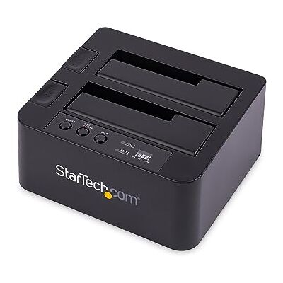 StarTech SDOCK2U33RE HDD SSD Duplicator Dock (6,4 cm (2,5 Zoll)/8,9 cm (3,5 Zoll), 6Gbps, eSATA, USB 3.0) StarTech SDOCK2U33RE HDD SSD Duplicator Dock (6,4 cm (2,5 Zoll)/8,9 cm (3,5 Zoll), 6Gbps, eSATA, USB 3.0)