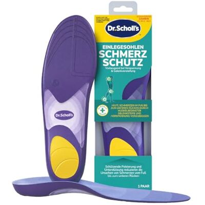 Dr. Scholl's beugt Schmerzen vor.Schützende Einlegesohlen für Damen,schützen vor Fuß-, Knie- und Rückenschmerzen, fördern die Fußgesundheit und das Wohlbefinden, verstellbar, Größe 35.5–40.5,1 Paar Dr. Scholl's beugt Schmerzen vor.Schützende Einlegesohlen für Damen,schützen vor Fuß-, Knie- und Rückenschmerzen, fördern die Fußgesundheit und das Wohlbefinden, verstellbar, Größe 35.5–40.5,1 Paar