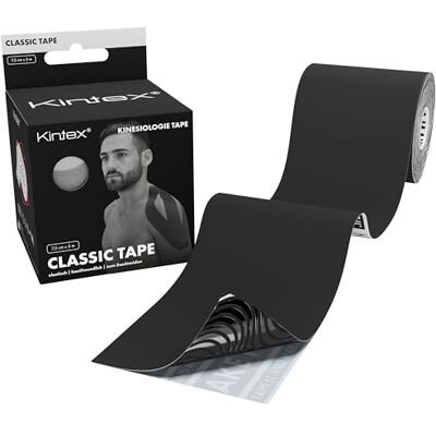 Kintex Kinesiologie Tape 7,5 cm x 5 m, extra breit, wasserfest & elastisch Extra breites Kinesiologietape 7,5 cm für großflächige Tapeanlagen im Sport, Physiotherapie und der Tiertherapie Kintex Kinesiologie Tape 7,5 cm x 5 m, extra breit, wasserfest & elastisch Extra breites Kinesiologietape 7,5 cm für großflächige Tapeanlagen im Sport, Physiotherapie und der Tiertherapie