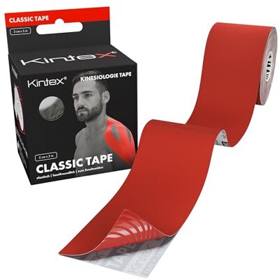 Kintex Kinesiologie Tape Classic 5 cm x 5 m Sport & Therapie Wasserfest, elastisch und hautfreundlich – ideal für Sport, Physiotherapie, Muskel-, Faszien-, Gelenk- und Lymphanwendungen Kintex Kinesiologie Tape Classic 5 cm x 5 m Sport & Therapie Wasserfest, elastisch und hautfreundlich – ideal für Sport, Physiotherapie, Muskel-, Faszien-, Gelenk- und Lymphanwendungen