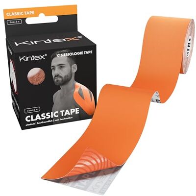 Kintex Kinesiologie Tape Classic 5 cm x 5 m Sport & Therapie Wasserfest, elastisch und hautfreundlich – ideal für Sport, Physiotherapie, Muskel-, Faszien-, Gelenk- und Lymphanwendungen Kintex Kinesiologie Tape Classic 5 cm x 5 m Sport & Therapie Wasserfest, elastisch und hautfreundlich – ideal für Sport, Physiotherapie, Muskel-, Faszien-, Gelenk- und Lymphanwendungen