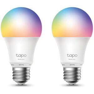 Tapo TP-Link smarthome E27 Glühbirne, glühbirnen, Mehrfarbrige smart lampe, zubehör, kompatibel mit Alexa, Google Assistant, App, energiesparend, Kein Hub notwendig (2 Pack) Tapo TP-Link smarthome E27 Glühbirne, glühbirnen, Mehrfarbrige smart lampe, zubehör, kompatibel mit Alexa, Google Assistant, App, energiesparend, Kein Hub notwendig (2 Pack)