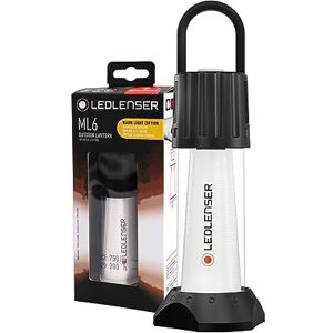 Ledlenser ML6 Warm Light LED Laterne, 750 Lumen, bis zu 200h Laufzeit, aufladbar mit Akku, blendfreies Licht, Powerbank, mit Rotlichtfunktion, Magnet, Outdoor, Camping, Schwarz Ledlenser ML6 Warm Light LED Laterne, 750 Lumen, bis zu 200h Laufzeit, aufladbar mit Akku, blendfreies Licht, Powerbank, mit Rotlichtfunktion, Magnet, Outdoor, Camping, Schwarz