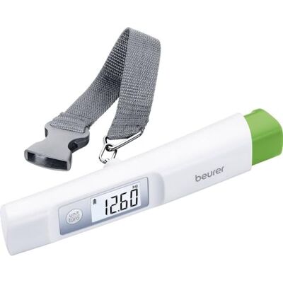 Beurer LS 20 eco Kofferwaage batterielose, kleine und handliche Gepäckwaage, ideal für Flugreisen, umweltfreundlich und sparsam Beurer LS 20 eco Kofferwaage batterielose, kleine und handliche Gepäckwaage, ideal für Flugreisen, umweltfreundlich und sparsam