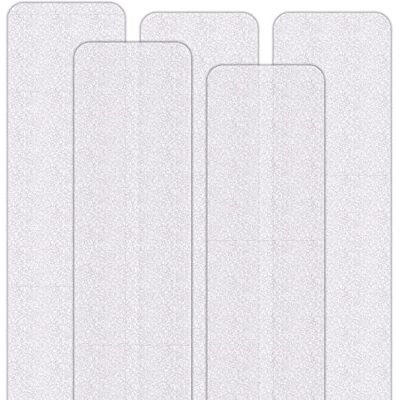 SeKi Antirutsch Streifen 5 Stk. 75x15cm Transparent für Treppen, Dusche, Badewanne selbstklebend; barfußfreundlich Rutschklasse R9 nach DIN 51130; Anti-Rutsch Klebeband SeKi Antirutsch Streifen 5 Stk. 75x15cm Transparent für Treppen, Dusche, Badewanne selbstklebend; barfußfreundlich Rutschklasse R9 nach DIN 51130; Anti-Rutsch Klebeband