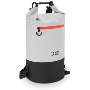 Audi collection Audi 3152400700 Packsack Dry Bag Rucksack Tasche, wasserdicht, mit Ringe Logo, grau Audi collection Audi 3152400700 Packsack Dry Bag Rucksack Tasche, wasserdicht, mit Ringe Logo, grau
