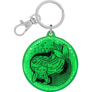 GRUSS & CO Reflektor Motiv "Meerjungfrau" Runder Anhänger mit Schlüsselring und Karabinerverschluss, Headercard, Reflektoranhänger Kindergeburtstag, Geschenk, Schulstart 70152 GRUSS & CO Reflektor Motiv "Meerjungfrau" Runder Anhänger mit Schlüsselring und Karabinerverschluss, Headercard, Reflektoranhänger Kindergeburtstag, Geschenk, Schulstart 70152