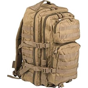 Mil-Tec US Assault Pack Tagesrucksack (20L) • Taktischer Militär Rucksack mit MOLLE-System • Kompakter Bundeswehr Rucksack, Wanderrucksack, Reiserucksack für Outdoor, Camping & Einsatz • Coyote, S Mil-Tec US Assault Pack Tagesrucksack (20L) • Taktischer Militär Rucksack mit MOLLE-System • Kompakter Bundeswehr Rucksack, Wanderrucksack, Reiserucksack für Outdoor, Camping & Einsatz • Coyote, S