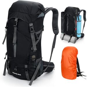 Cozary Wanderrucksack 70L Herren Damen Trekkingrucksack Outdoor Wandern Rucksack Mit Regenabdeckung, Reißfest Wasserdicht mit Belüftungssystem, Mehrere Fächer für Bergsteigen Camping Trekking Cozary Wanderrucksack 70L Herren Damen Trekkingrucksack Outdoor Wandern Rucksack Mit Regenabdeckung, Reißfest Wasserdicht mit Belüftungssystem, Mehrere Fächer für Bergsteigen Camping Trekking