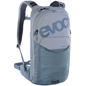 EVOC STAGE 6 Backpack, Fahrradrucksack (Brace link Schultergurte, Air flow contact system, PFC-frei, leicht und kompakt, trekkingrucksack, ideal für Mountainbiker, One Size), Stone Steel EVOC STAGE 6 Backpack, Fahrradrucksack (Brace link Schultergurte, Air flow contact system, PFC-frei, leicht und kompakt, trekkingrucksack, ideal für Mountainbiker, One Size), Stone Steel