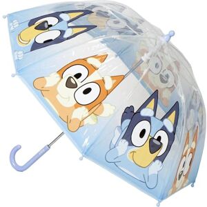 CERDÁ LIFE'S LITTLE MOMENTS Blauer Regenschirm für Kinder mit transparenter Kuppel, stark und sicher, mit Illustrationen von Bluey CERDÁ LIFE'S LITTLE MOMENTS Blauer Regenschirm für Kinder mit transparenter Kuppel, stark und sicher, mit Illustrationen von Bluey