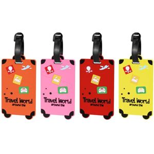 Alyvisun 4 Stück Kofferanhänger, Silikon Kofferanhänger Flugreise, Gepäckanhänger für Koffer mit Wasserdichter Ausweiskarte, Aufgabegepäck und Handgepäck (Dunkle Farbe) Alyvisun 4 Stück Kofferanhänger, Silikon Kofferanhänger Flugreise, Gepäckanhänger für Koffer mit Wasserdichter Ausweiskarte, Aufgabegepäck und Handgepäck (Dunkle Farbe)