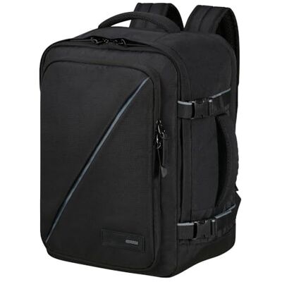 American Tourister Take2Cabin Wizz Air/Vueling Kabinentasche 30 x 20 x 40 cm, 26,5 l, 0,60 kg, Handgepäck, Flugzeug-Rucksack S/M Untersitz, Schwarz (Black) American Tourister Take2Cabin Wizz Air/Vueling Kabinentasche 30 x 20 x 40 cm, 26,5 l, 0,60 kg, Handgepäck, Flugzeug-Rucksack S/M Untersitz, Schwarz (Black)