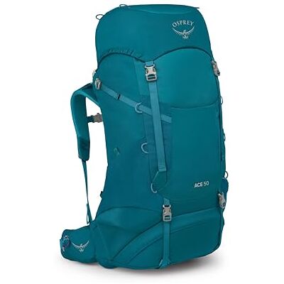 Osprey ACE 50 Kinderrucksack - Verstellbar, recycelt, Blau Osprey ACE 50 Kinderrucksack - Verstellbar, recycelt, Blau