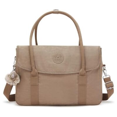 Kipling Superworker S Laptop-Rucksack, Leichte Kompakte Arbeitstasche mit Gepolstertem Laptopfach, Smarten Aufbewahrungstaschen & Verstellbaren Trägern Tan Beige Kipling Superworker S Laptop-Rucksack, Leichte Kompakte Arbeitstasche mit Gepolstertem Laptopfach, Smarten Aufbewahrungstaschen & Verstellbaren Trägern Tan Beige