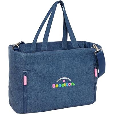 safta M293 BENETTON Pink Laptoptasche mit Tasche, Rucksack, ideal für Kinder unterschiedlichen Alters, bequem und vielseitig, Qualität und Stärke, 54 x 17 x 31 cm, Hellrosa, Unisex Kinder safta M293 BENETTON Pink Laptoptasche mit Tasche, Rucksack, ideal für Kinder unterschiedlichen Alters, bequem und vielseitig, Qualität und Stärke, 54 x 17 x 31 cm, Hellrosa, Unisex Kinder