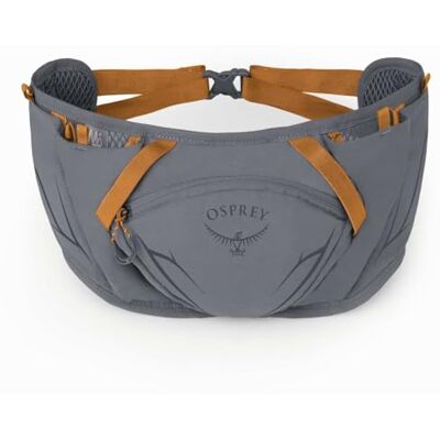 Osprey Duro Unisex Hüfttasche mit Trinksystem, 2L, Phantom Grey/Toffee Orange, O/S Osprey Duro Unisex Hüfttasche mit Trinksystem, 2L, Phantom Grey/Toffee Orange, O/S