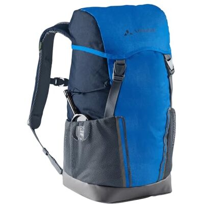 VAUDE Kinderrucksack Jungen & Mädchen Puck komfortabler Wanderrucksack Kinder 14L, Wetterfester Schulrucksack mit Regenhülle & Lupe, viel Stauraum blue/eclipse VAUDE Kinderrucksack Jungen & Mädchen Puck komfortabler Wanderrucksack Kinder 14L, Wetterfester Schulrucksack mit Regenhülle & Lupe, viel Stauraum blue/eclipse