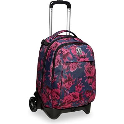 Invicta TROLLEY, Rucksack mit Trolleyfunktion, 3 in 1, Schulranzen mit Rollen, Abnehmbarer Rucksack, ab 1. Klasse, für Schule, Gymnasium, Reisen&Freizeit, Mädchen&Jungen, rosa, NEW TECH ROSES FANTASY Invicta TROLLEY, Rucksack mit Trolleyfunktion, 3 in 1, Schulranzen mit Rollen, Abnehmbarer Rucksack, ab 1. Klasse, für Schule, Gymnasium, Reisen&Freizeit, Mädchen&Jungen, rosa, NEW TECH ROSES FANTASY