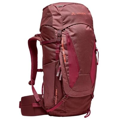 VAUDE Damen Asymmetric 38+8 Liter, Trekkingrucksack, dark cherry, Einheitsgröße VAUDE Damen Asymmetric 38+8 Liter, Trekkingrucksack, dark cherry, Einheitsgröße