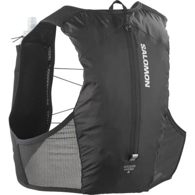 Salomon Hydra Access Vest 4 One Flask, Trinkweste mit einfach zu bedienenden Taschen, mühelosem Trinken und SensiFit-Komfort, 500 ml Softflask für Kurze Trail- und Straßenläufe im enthalten Salomon Hydra Access Vest 4 One Flask, Trinkweste mit einfach zu bedienenden Taschen, mühelosem Trinken und SensiFit-Komfort, 500 ml Softflask für Kurze Trail- und Straßenläufe im enthalten
