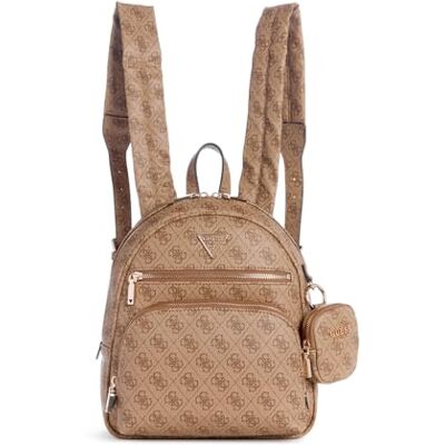 Guess Damen Power Play Tech Rucksack, Latte-Logo, One Size Guess Damen Power Play Tech Rucksack, Latte-Logo, One Size