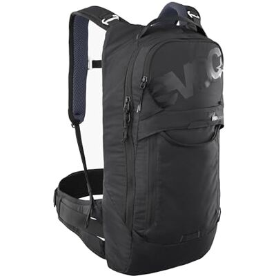 EVOC TRAIL PRO BLACKLINE 10 Protektorrucksack (leichter Rucksack mit Rückenprotektor, inkl. Trinkblasenfach, optimaler Sitz, S/M), Schwarz EVOC TRAIL PRO BLACKLINE 10 Protektorrucksack (leichter Rucksack mit Rückenprotektor, inkl. Trinkblasenfach, optimaler Sitz, S/M), Schwarz