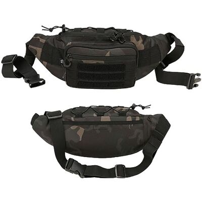 Brandit Waistbeltbag Molle, Farbe: darkcamo, Größe: OS Brandit Waistbeltbag Molle, Farbe: darkcamo, Größe: OS
