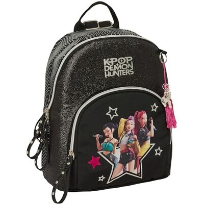 safta K-POP Demon Hunters Energy Mini-Rucksack für den täglichen Gebrauch, ideal für Kinder verschiedener Altersgruppen, bequem und vielseitig, Widerstandsfähigkeit, 25 x 13 x 30 cm safta K-POP Demon Hunters Energy Mini-Rucksack für den täglichen Gebrauch, ideal für Kinder verschiedener Altersgruppen, bequem und vielseitig, Widerstandsfähigkeit, 25 x 13 x 30 cm