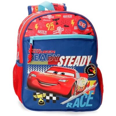 Disney Joumma Cars Lets Race Schulrucksack, aus Polyester, Taschen und Fächer, breite und verstellbare Träger., rot, Tagesrucksa Disney Joumma Cars Lets Race Schulrucksack, aus Polyester, Taschen und Fächer, breite und verstellbare Träger., rot, Tagesrucksa