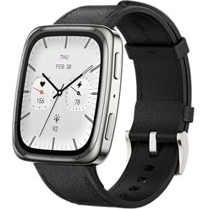 Amazfit Active 2 Smartwatch 43mm 1,75" AMOLED-Display, Offline-Karten mit GPS, 10 Tage Akku, 160+ Sportmodi, Wasserfest, Herzfrequenz & Schlaftracker für Android & iPhone, Schwarzes Lederarmband Amazfit Active 2 Smartwatch 43mm 1,75" AMOLED-Display, Offline-Karten mit GPS, 10 Tage Akku, 160+ Sportmodi, Wasserfest, Herzfrequenz & Schlaftracker für Android & iPhone, Schwarzes Lederarmband
