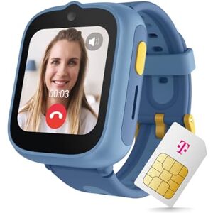 Deutsche Telekom TCL MT48X 4G Kinder-Smartwatch, Galactic Blue, GPS, LTE-Anrufe, Notfall-Knopf, Wasserdicht 5ATM, mit Telekom SIM-Karte & 30€ Amazon-Gutschein Deutsche Telekom TCL MT48X 4G Kinder-Smartwatch, Galactic Blue, GPS, LTE-Anrufe, Notfall-Knopf, Wasserdicht 5ATM, mit Telekom SIM-Karte & 30€ Amazon-Gutschein