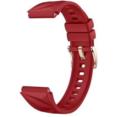 Huawei EasyFit 3 Red Fluoroelastomer Strap, Kompatibel mit Watch GT Serie Huawei EasyFit 3 Red Fluoroelastomer Strap, Kompatibel mit Watch GT Serie
