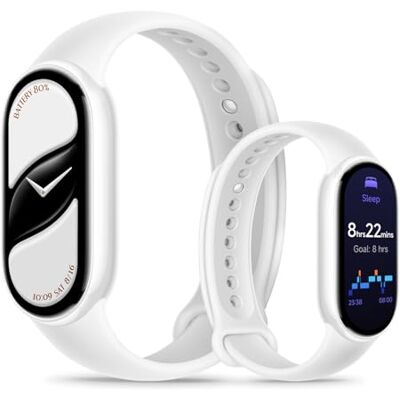 XIAOMI Smart Band 10, Smart Watch,Fitness-Tracker, 1,72" AMOLED Display, 21 Tage Akku, 5ATM Wasserdichtigkeit, SPO₂ & Herzfrequenzmessung, Schlafüberwachung,150+ Sportmodi, Ceramic Edition Pearl White XIAOMI Smart Band 10, Smart Watch,Fitness-Tracker, 1,72" AMOLED Display, 21 Tage Akku, 5ATM Wasserdichtigkeit, SPO₂ & Herzfrequenzmessung, Schlafüberwachung,150+ Sportmodi, Ceramic Edition Pearl White