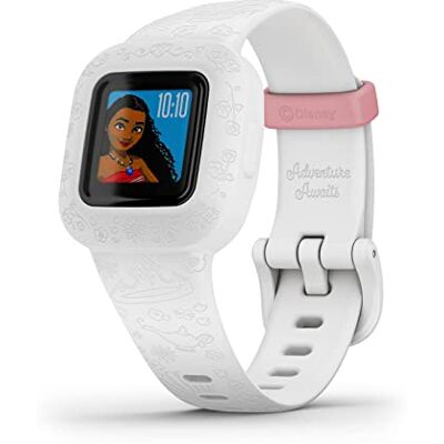 Garmin vívofit jr. 3 Disney Prinzessin – wasserdichter, digitaler Aktivitätstracker für Kinder ab 4 Jahren, Schrittzähler, 1,4 cm Display, Notfallkontakt, bis zu 1 Jahr Batterielaufzeit, Quiz Garmin vívofit jr. 3 Disney Prinzessin – wasserdichter, digitaler Aktivitätstracker für Kinder ab 4 Jahren, Schrittzähler, 1,4 cm Display, Notfallkontakt, bis zu 1 Jahr Batterielaufzeit, Quiz