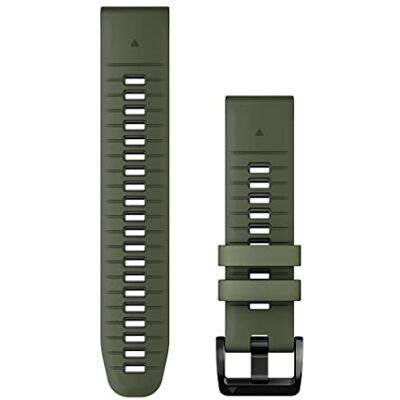 Garmin Quickfit-Armband 22mm, passend für ausgewählte Modelle der fenix-, epix-, Instinct-, Forerunner-, Approach-, Descent-, D2-,Quatix- und Marq-Serien, Original Zubehör Garmin Quickfit-Armband 22mm, passend für ausgewählte Modelle der fenix-, epix-, Instinct-, Forerunner-, Approach-, Descent-, D2-,Quatix- und Marq-Serien, Original Zubehör