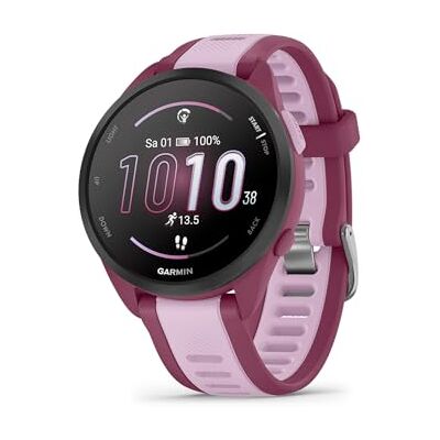 Garmin Forerunner 165 Music leichte GPS Smartwatch zum Laufen, mit 1,2" AMOLED Touchscreen, Trainingsempfehlungen, Gesundheitsdaten, smarten Funktionen und Musik am Handgelenk Garmin Forerunner 165 Music leichte GPS Smartwatch zum Laufen, mit 1,2" AMOLED Touchscreen, Trainingsempfehlungen, Gesundheitsdaten, smarten Funktionen und Musik am Handgelenk