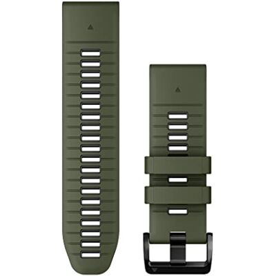 Garmin Quickfit-Armband 26mm, passend für ausgewählte Modelle der fenix-, epix-, Instinct-, Forerunner-, Approach-, Descent-, D2-, Quatix- und Enduro-Serien, Original Zubehör Garmin Quickfit-Armband 26mm, passend für ausgewählte Modelle der fenix-, epix-, Instinct-, Forerunner-, Approach-, Descent-, D2-, Quatix- und Enduro-Serien, Original Zubehör