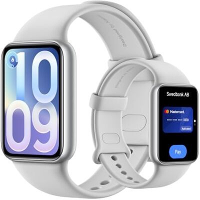 XIAOMI Smart Band 10 Pro NFC, Fitness-Tracker im Uhrenstil für Damen & Herren, 1,74" AMOLED Display, verbesserter Schlafalgorithmus, 21 Tage Akku, Android&iOS, 150+ Sportmodi, GNSS, 5ATM, Silver XIAOMI Smart Band 10 Pro NFC, Fitness-Tracker im Uhrenstil für Damen & Herren, 1,74" AMOLED Display, verbesserter Schlafalgorithmus, 21 Tage Akku, Android&iOS, 150+ Sportmodi, GNSS, 5ATM, Silver