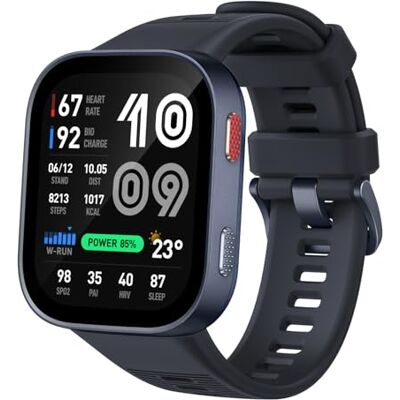 Amazfit Bip Max 50mm Smartwatch, 2.07" AMOLED-Display, 20 Tage Akkulaufzeit, GPS, 4GB Speicher, Offline-Karten, Fitness-Tracker, Hybrid Training, 150+ Sportmodi, HYROX-Modus, 5ATM für Android & iPhone Amazfit Bip Max 50mm Smartwatch, 2.07" AMOLED-Display, 20 Tage Akkulaufzeit, GPS, 4GB Speicher, Offline-Karten, Fitness-Tracker, Hybrid Training, 150+ Sportmodi, HYROX-Modus, 5ATM für Android & iPhone