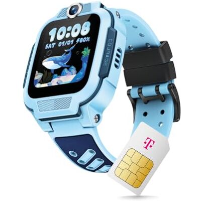 Deutsche Telekom imoo Kids Watch Z3 Smartwatch für Kinder, GPS und Telefonfunktion, Datenschutz & Eltern-App, Lange Akkulaufzeit, SOS, wasserdicht, Telekom SIM-Karte, 30 € Amazon-Gutschein nach Registrierung (blau) Deutsche Telekom imoo Kids Watch Z3 Smartwatch für Kinder, GPS und Telefonfunktion, Datenschutz & Eltern-App, Lange Akkulaufzeit, SOS, wasserdicht, Telekom SIM-Karte, 30 € Amazon-Gutschein nach Registrierung (blau)