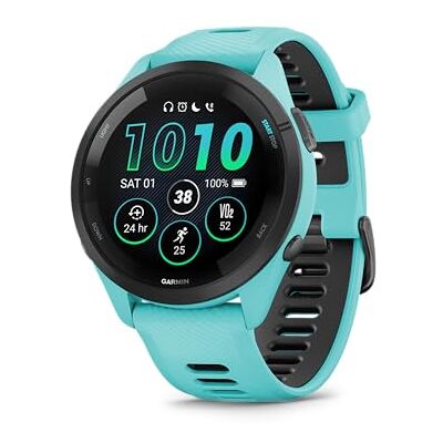 Garmin Forerunner 265 46mm Laufuhr, 1,3" AMOLED-Display, 13 Tage Akkulaufzeit, 30+ Sport-Apps, Trainingsanalyse, spezielle Lauffunktionen, Trainingsbereitschaft, erweiterte Schlaffunktionen, Musik Garmin Forerunner 265 46mm Laufuhr, 1,3" AMOLED-Display, 13 Tage Akkulaufzeit, 30+ Sport-Apps, Trainingsanalyse, spezielle Lauffunktionen, Trainingsbereitschaft, erweiterte Schlaffunktionen, Musik