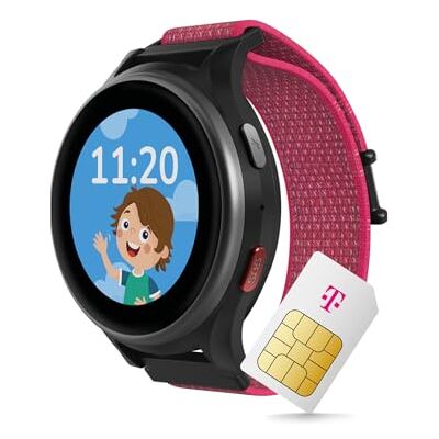 Deutsche Telekom ANIO 6 Smartwatch für Kinder, GPS und Telefonfunktion, Dt. Hersteller, Datenschutz und -Telefonsupport, Lange AKKU-Laufzeit, SOS, Telekom SIM-Karte 30€ Amazon-Gutschein nach Registrierung (Hibiscus) Deutsche Telekom ANIO 6 Smartwatch für Kinder, GPS und Telefonfunktion, Dt. Hersteller, Datenschutz und -Telefonsupport, Lange AKKU-Laufzeit, SOS, Telekom SIM-Karte 30€ Amazon-Gutschein nach Registrierung (Hibiscus)